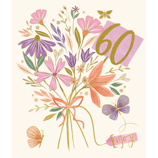 Picture of HAPPY 60TH BIRTHDAY CARD